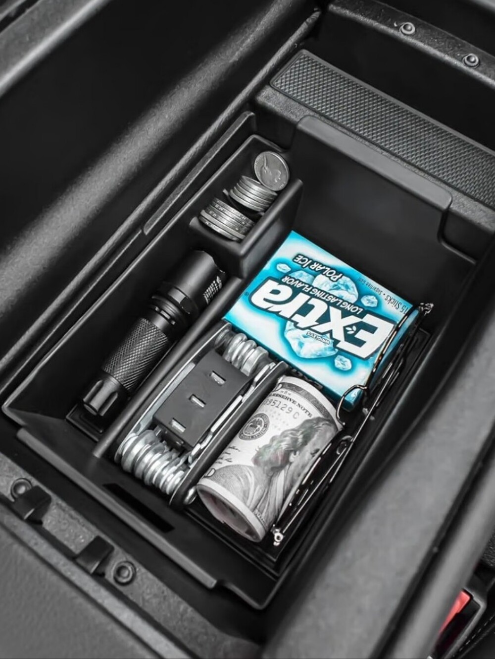 Mercedes-Benz GLE Center Console Organizer Tray — Black